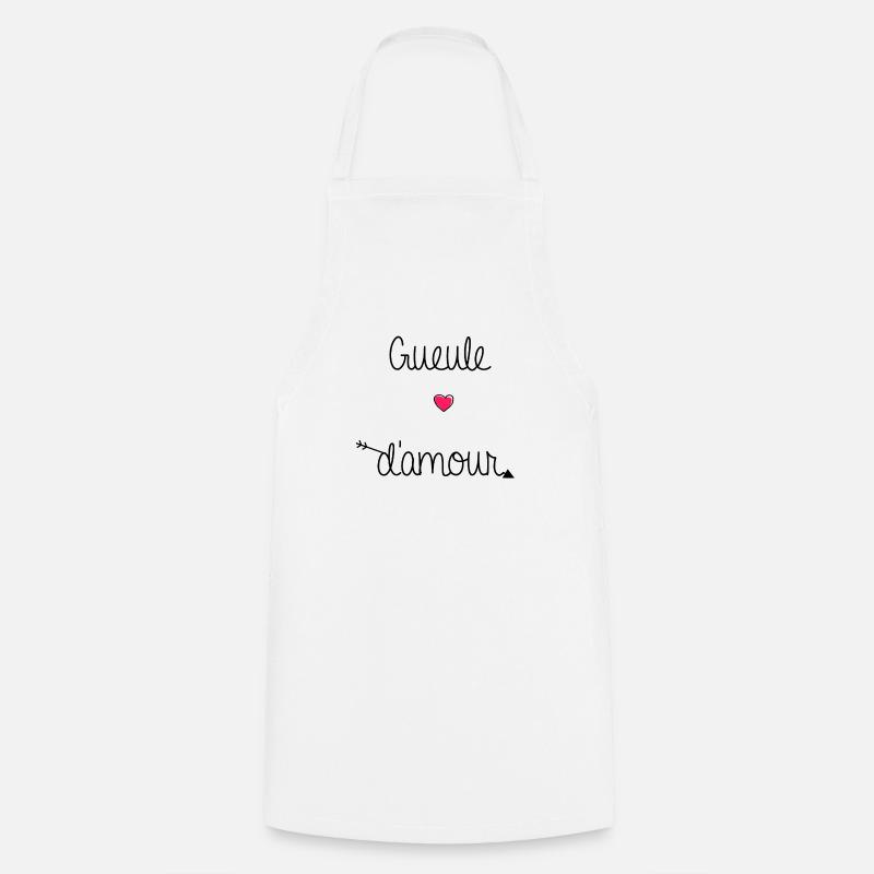 GUEULE D'AMOUR - Tablier de cuisine - blanc