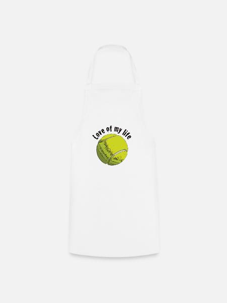 tennislove1 - Kochschürze - Weiß