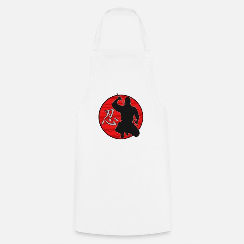 Ninja Shinobi - Cooking Apron - white