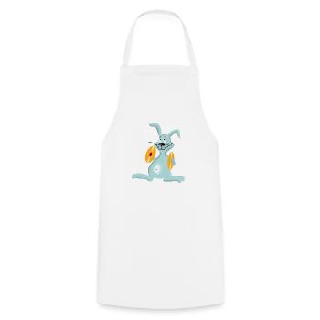 music cymbal children gift idea - Cooking Apron - white - Front - AI Model Male 185 dark (185cm)