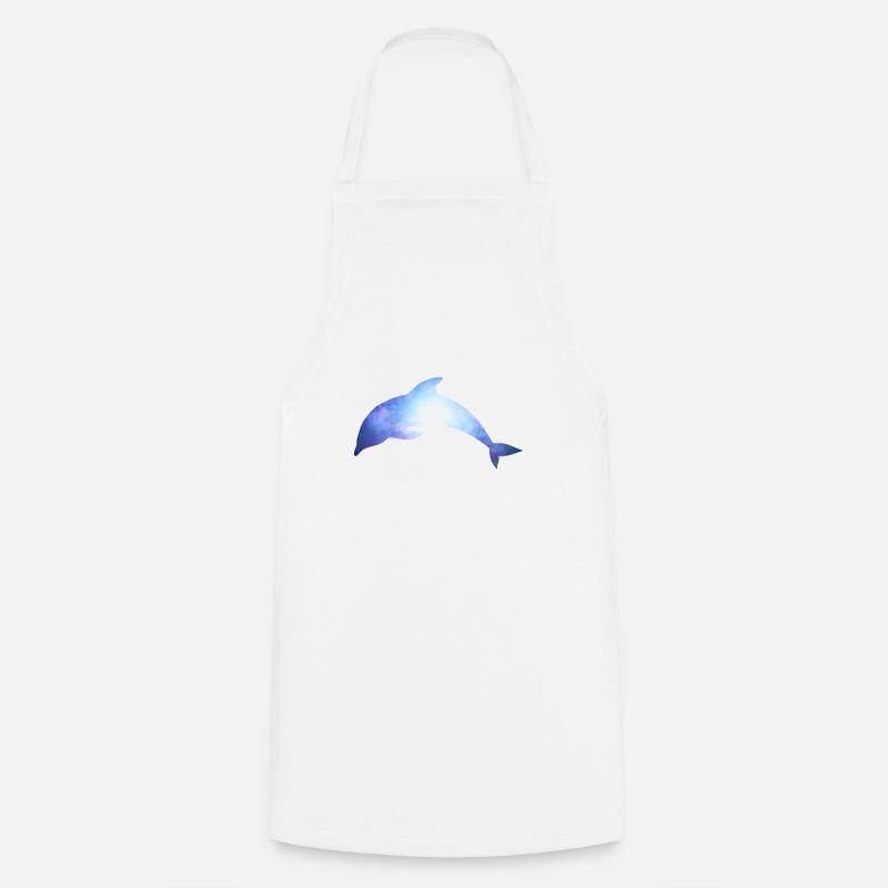 dauphin - Tablier de cuisine - blanc