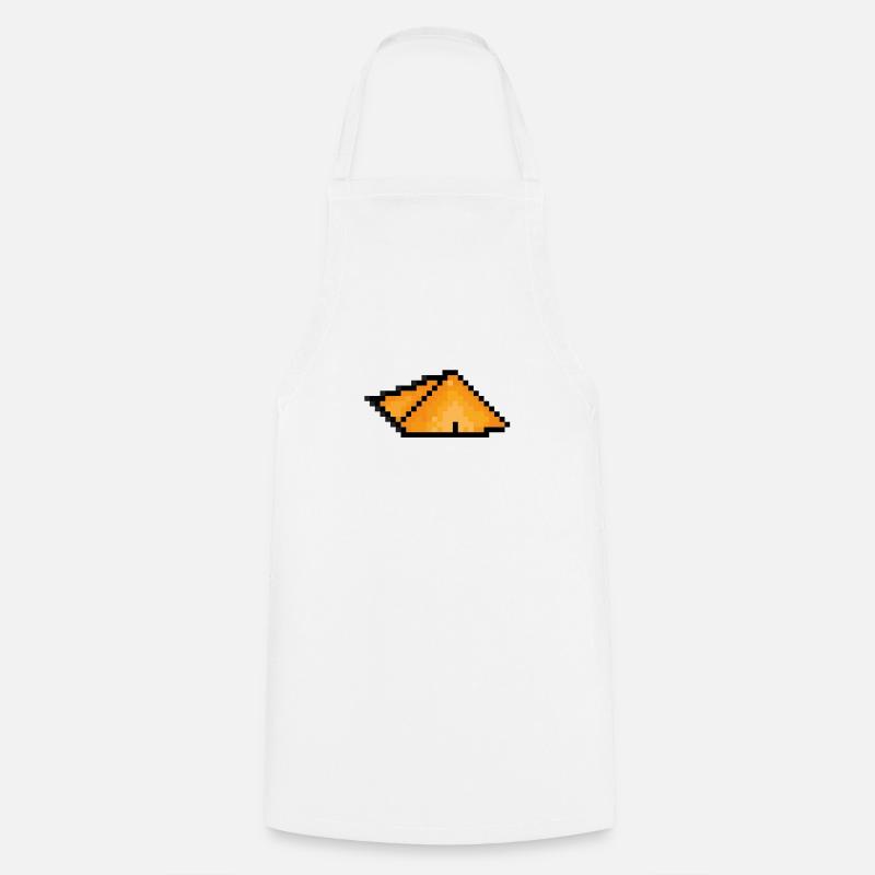 Pyramid Pixel Art - Cooking Apron - white