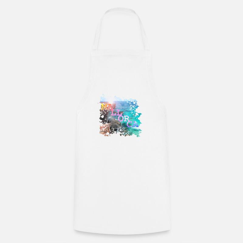Majorque - Tablier de cuisine - blanc