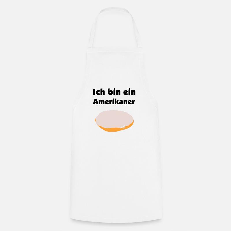 American - Cooking Apron - white