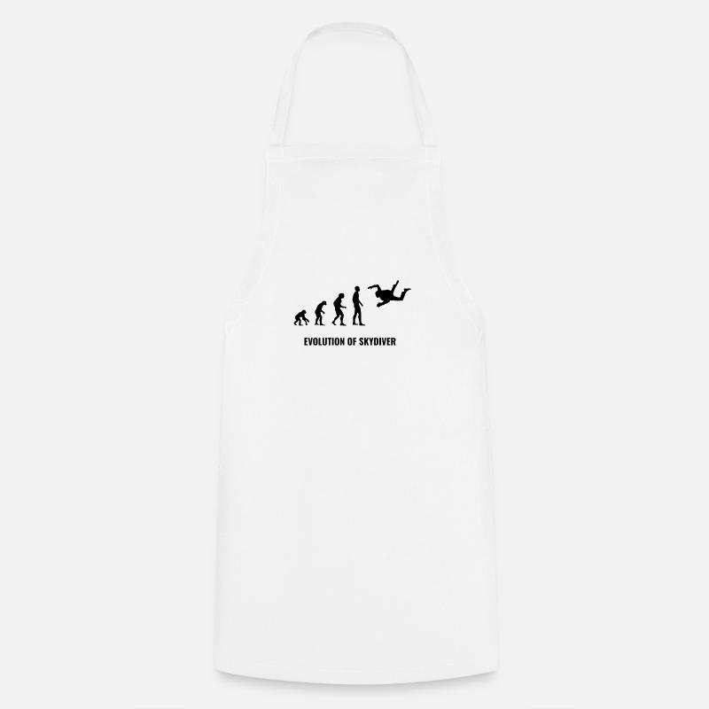 Évolution parachutiste - Tablier de cuisine - blanc