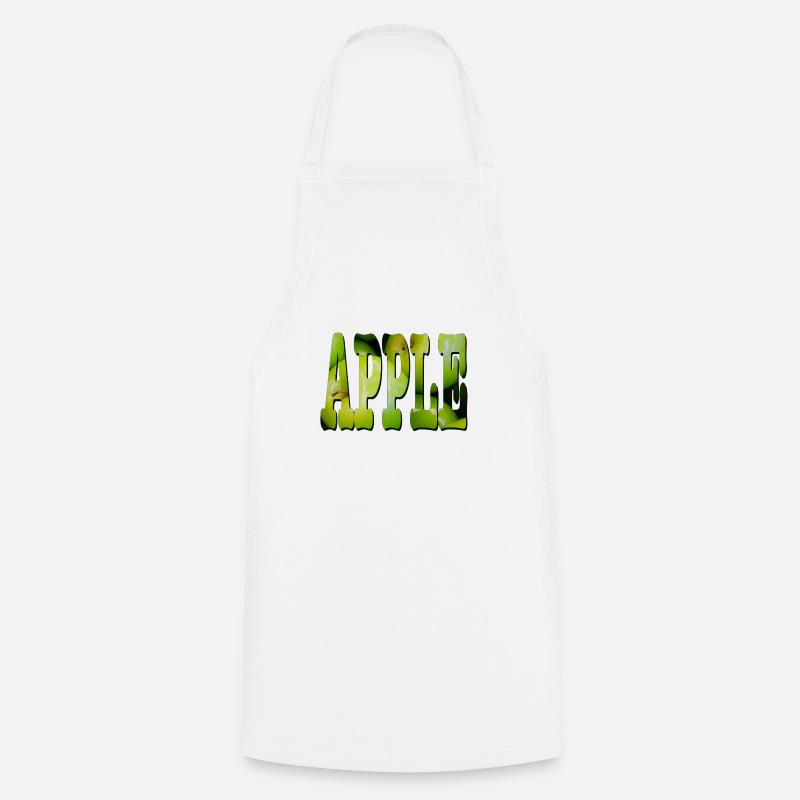 Pommes pommes - Tablier de cuisine - blanc
