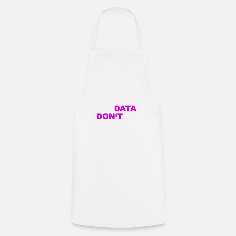 Data - Tablier de cuisine - blanc
