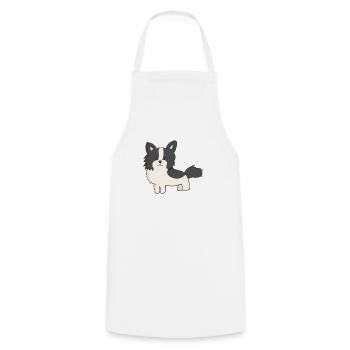 Hund Welpe Clipart Niedlich Puppy Dog Cute - Cooking Apron - white - Front - AI Model Male 185 dark (185cm)
