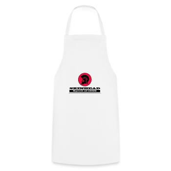 spirit of 69 Skinhead - Cooking Apron - white - Front - AI Model Male 185 dark (185cm)