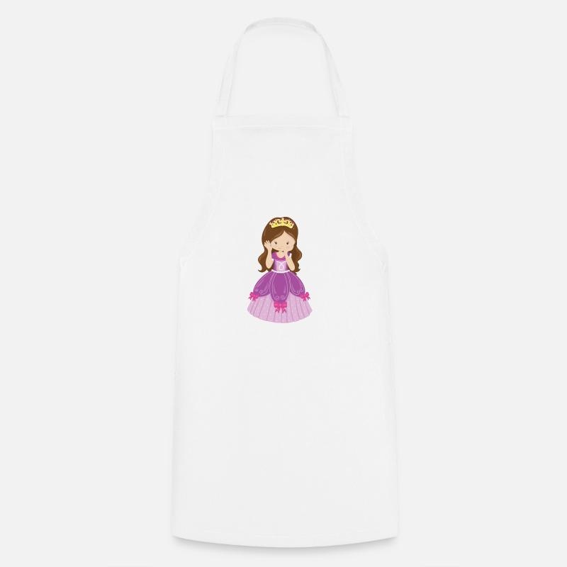 Maedchen Prinzessin Princess Schloss Geschenk - Kochschürze - Weiß