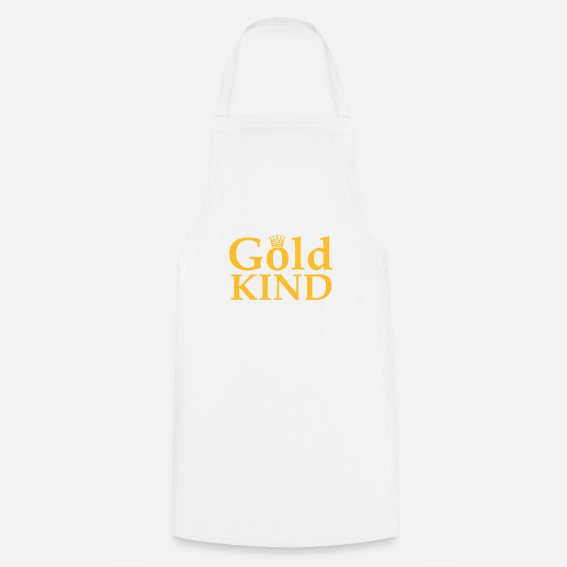 Enfants or - Tablier de cuisine - blanc