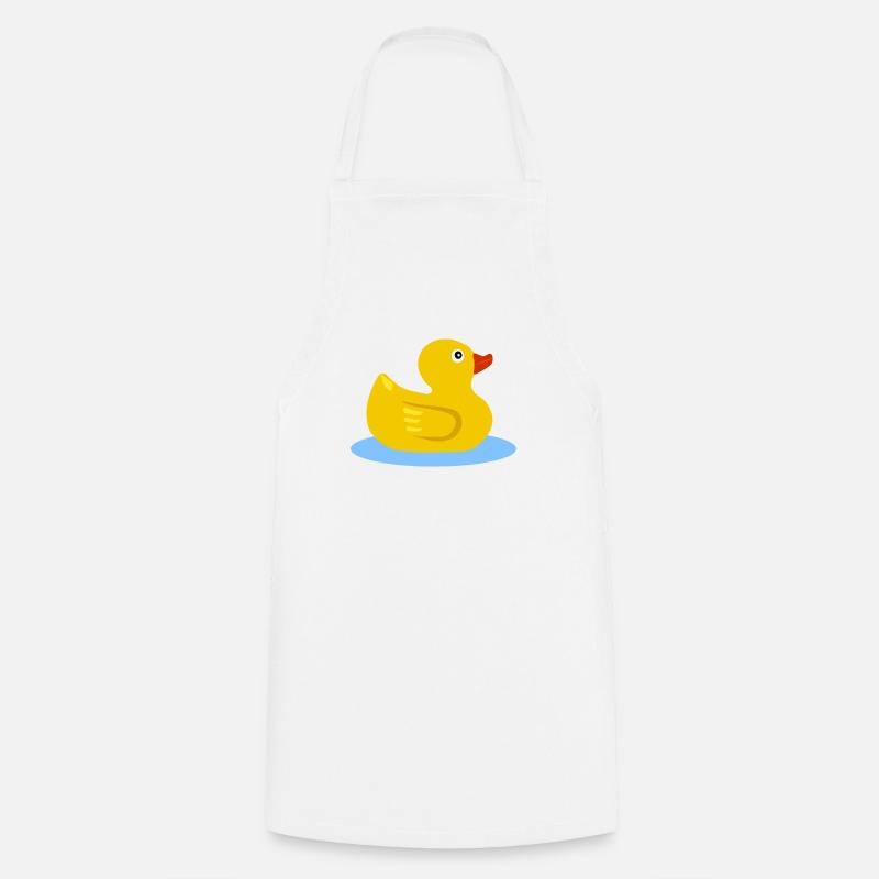 rubber duck - Cooking Apron - white