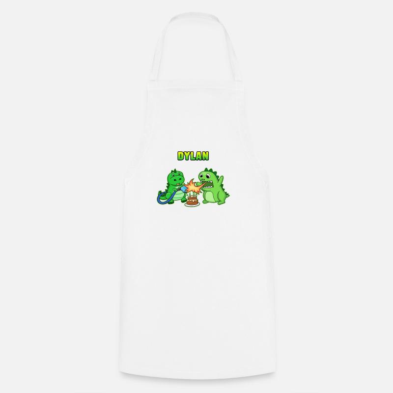 Dylan cadeau d'anniversaire - Tablier de cuisine - blanc