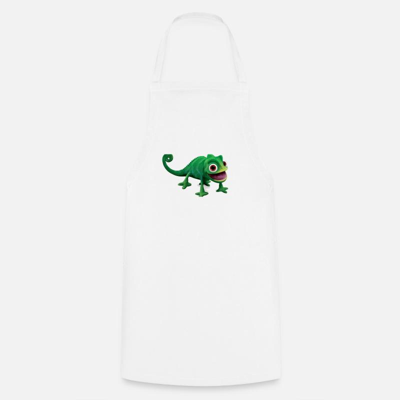 Caméléon design original - Tablier de cuisine - blanc
