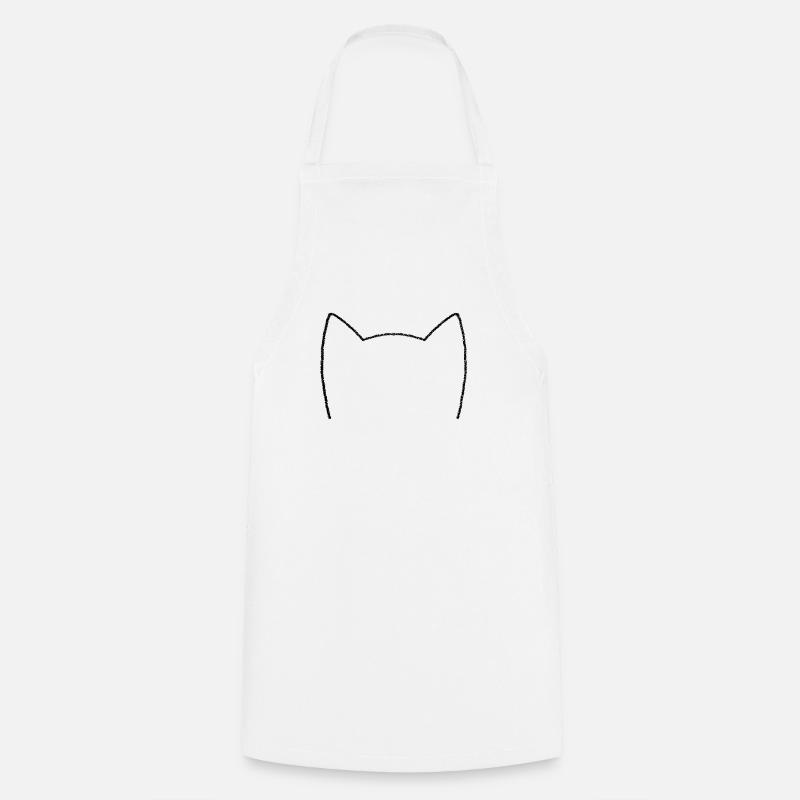 Oreilles de Chat - Tablier de cuisine - blanc