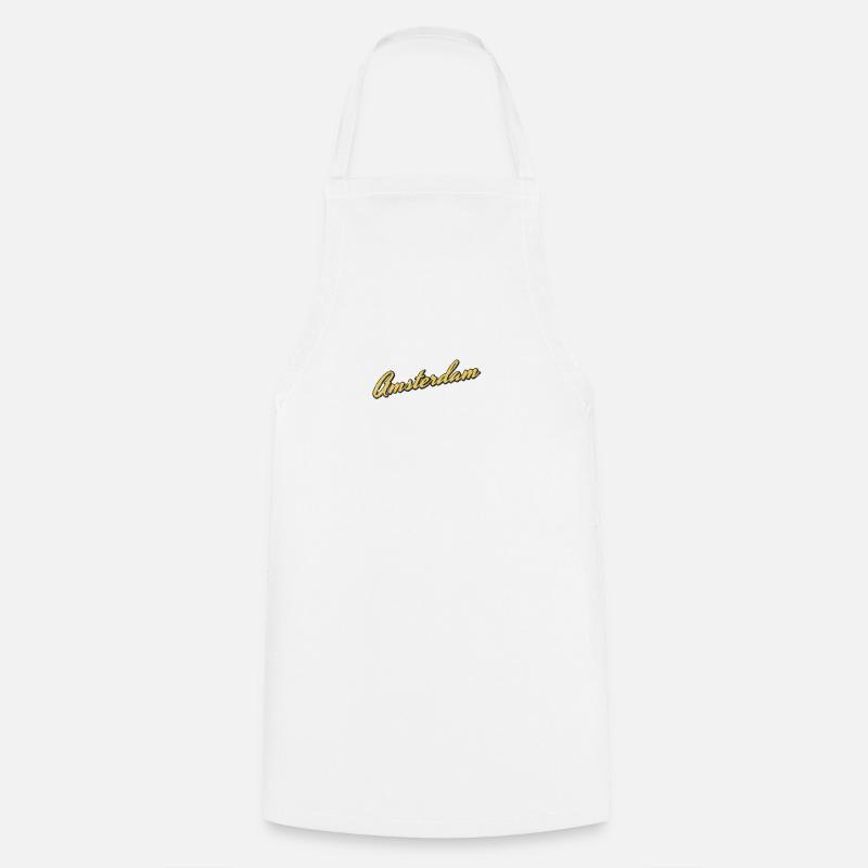 Amsterdam - Tablier de cuisine - blanc
