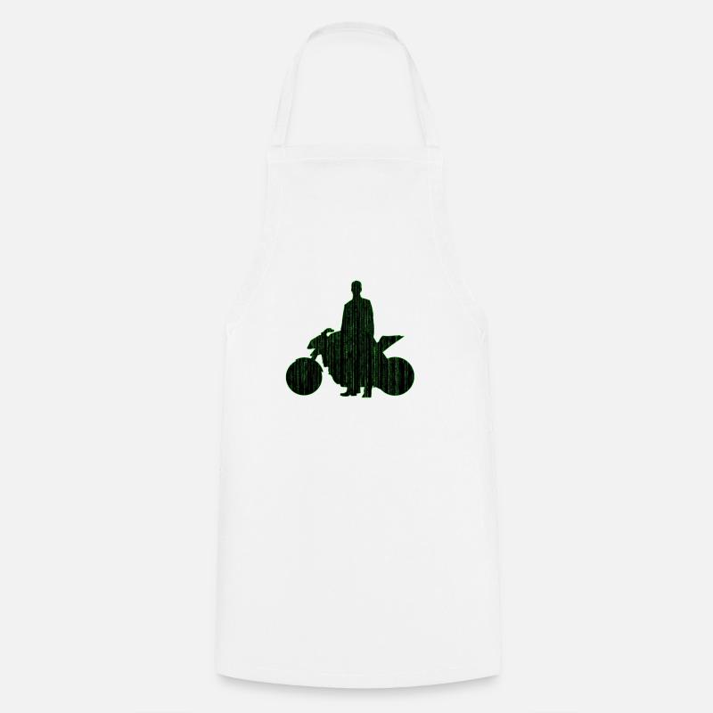 Matrix Biker - Cooking Apron - white