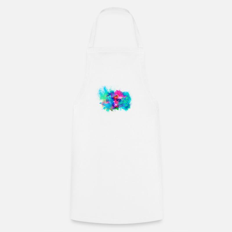 Abstract background colorful - Cooking Apron - white