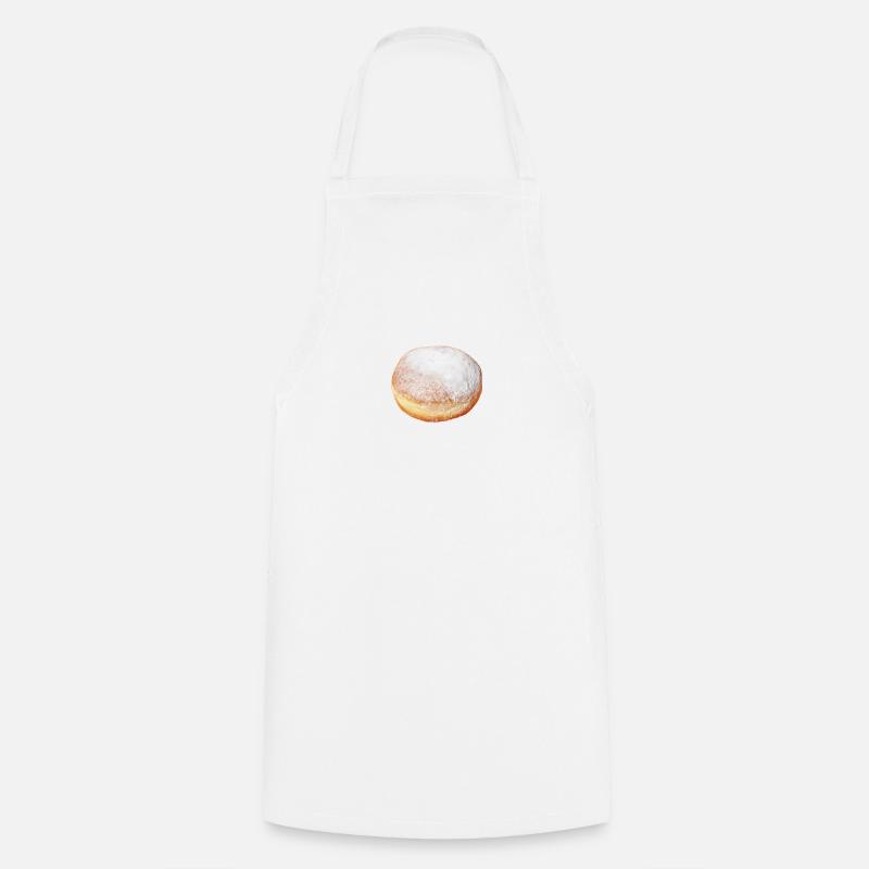 Faschingskrapfen - Cooking Apron - white