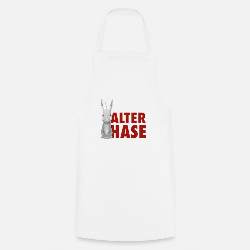 Old stager - Cooking Apron - white