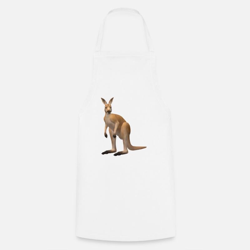Kangourou 3D - Tablier de cuisine - blanc