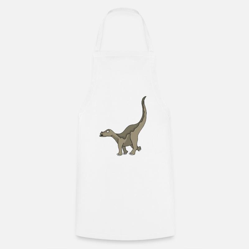Dino 21 - Kochschürze - Weiß