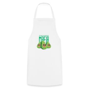 Cadeau drôle de chemise d'avocat de mafia de Guacamole - Tablier de cuisine - blanc - Devant - AI Model Male 185 dark (185cm)