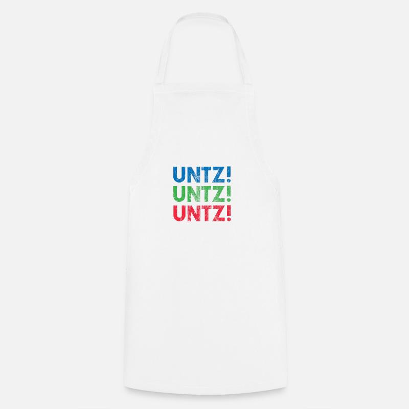 EDM Électronique Dance Techno Rave - Tablier de cuisine - blanc