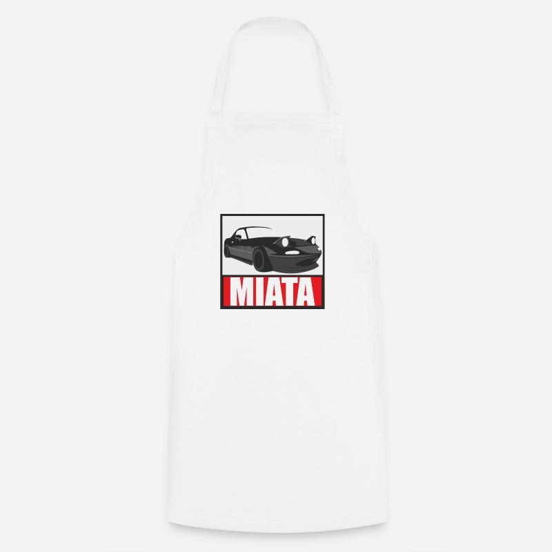 Miata - Cooking Apron - white
