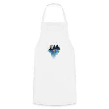 T-shirt coloré et stylé - Tablier de cuisine - blanc - Devant - AI Model Male 185 dark (185cm)