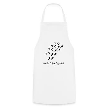 Horse - Cooking Apron - white - Front - AI Model Male 185 dark (185cm)