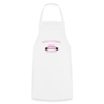 country cadeau humour - Tablier de cuisine - blanc - Devant - AI Model Male 185 dark (185cm)