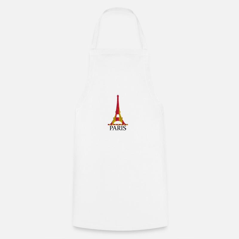 tour Eiffel - Tablier de cuisine - blanc