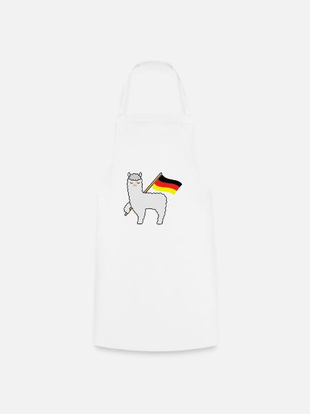 WM Alpaca Deutschland - Kochschürze - Weiß