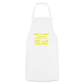 regisseuse - Tablier de cuisine - blanc - Devant - AI Model Male 185 dark (185cm)