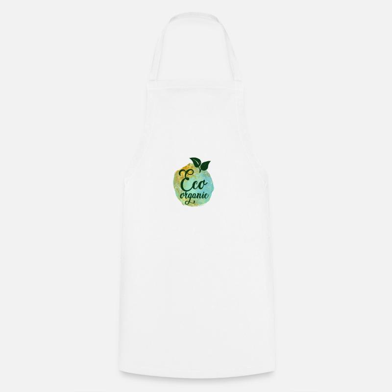 Idée de cadeau de végétarien végétarien - Tablier de cuisine - blanc