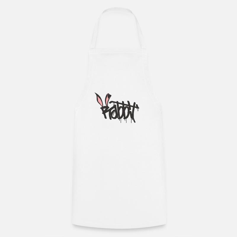 lapin - Tablier de cuisine - blanc