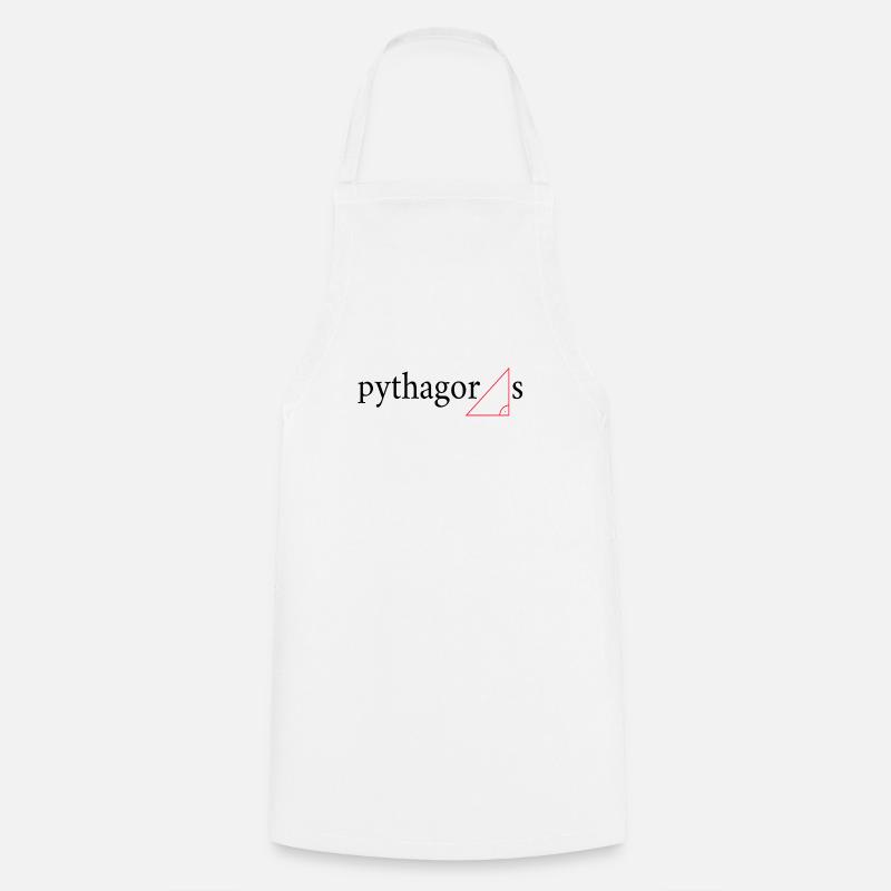 Pythagoras - Kochschürze - Weiß