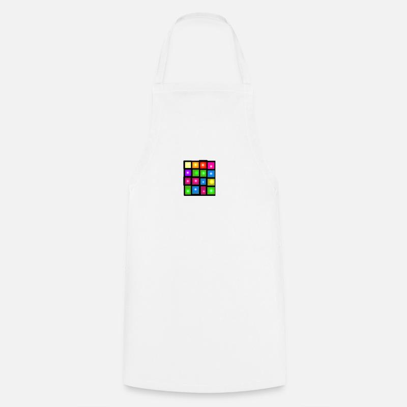square - Cooking Apron - white