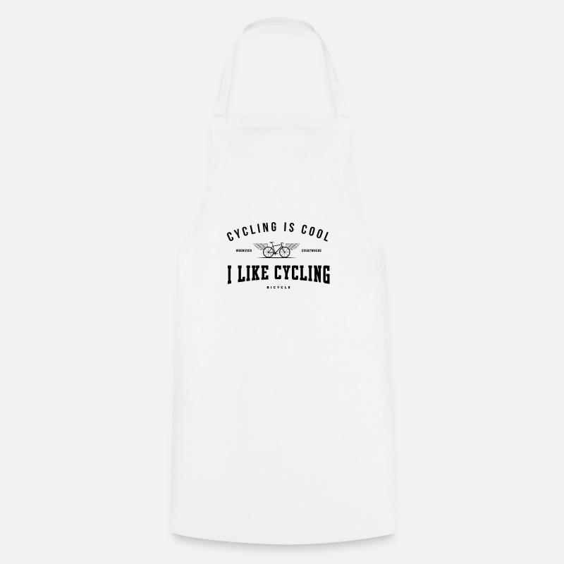 Cyclisme - Tablier de cuisine - blanc
