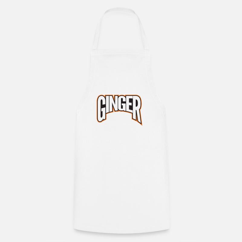 Ginger! Proud Ginger! - Cooking Apron - white