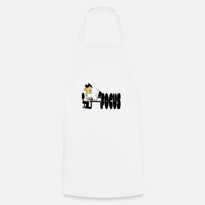 Office workaholic - Cooking Apron - white