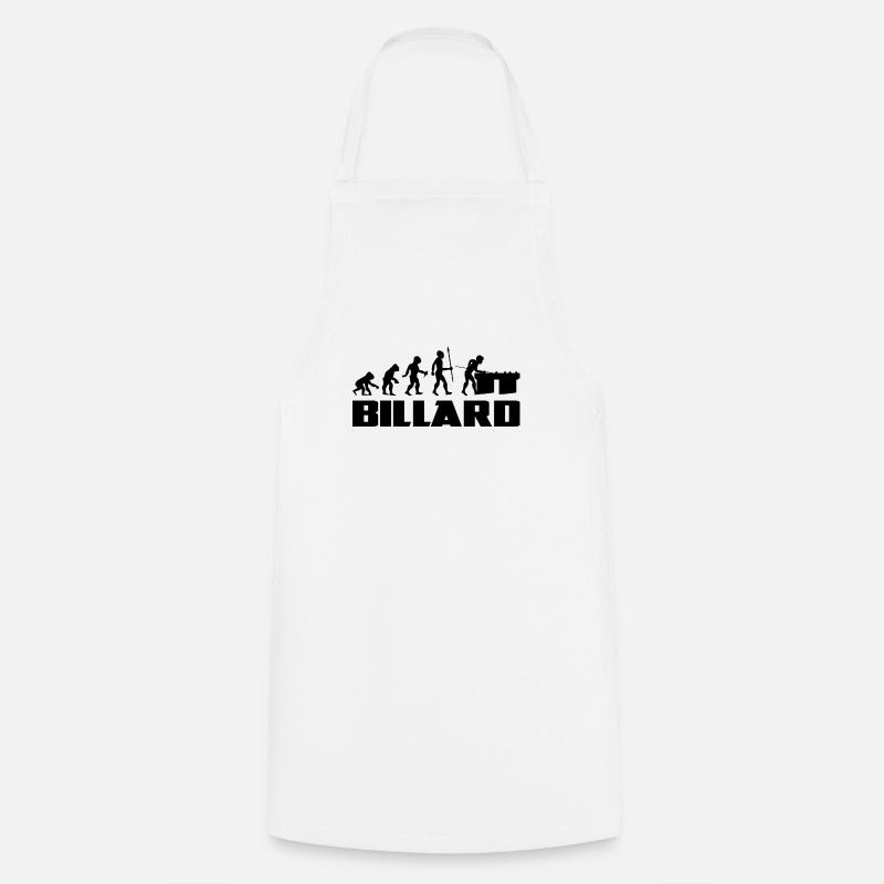 Billard Billard Billard Evolution Snooker - Tablier de cuisine - blanc
