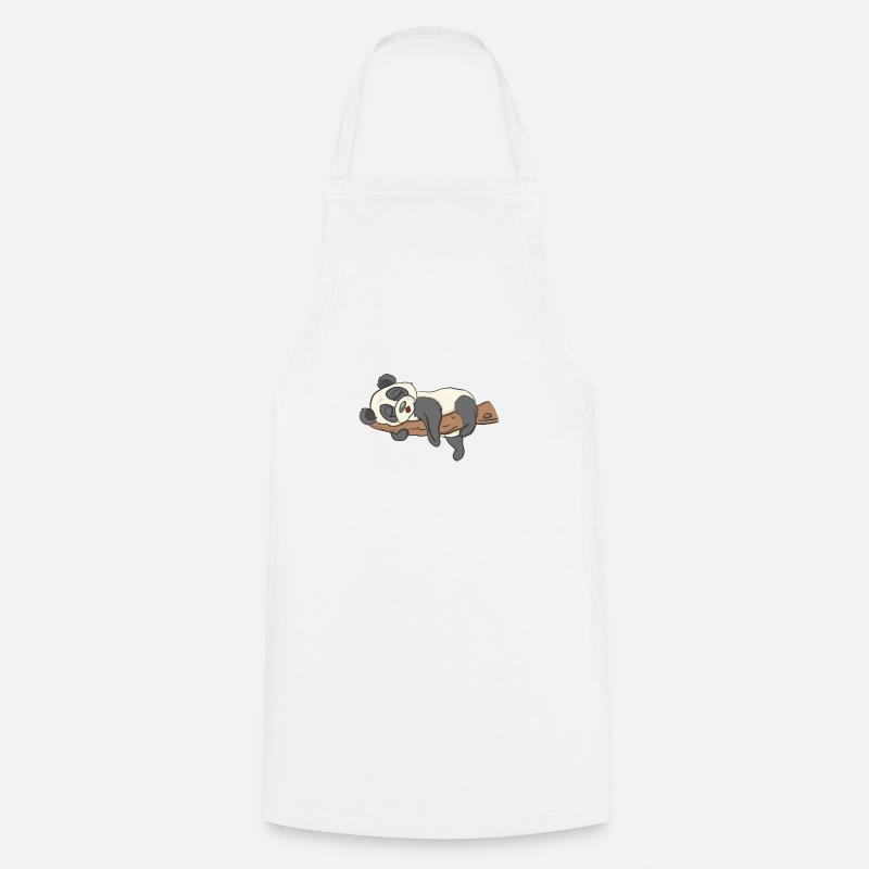 Coffee Tshirt " Need Coffee " Panda Bear - Cooking Apron - white