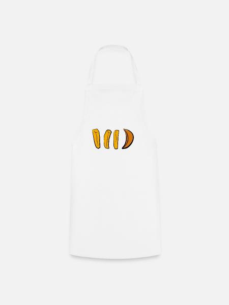 Anders, Different, Aussenseiter, Pommes, Geschenk, - Kochschürze - Weiß