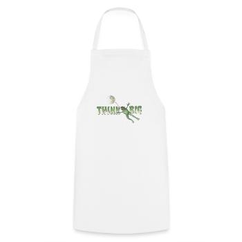 shirt motiv frosch mond positiv think big neu - Kochschürze - Weiß - Vorne - AI Model Male 185 dark (185cm)