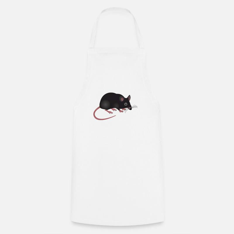 rat - Cooking Apron - white