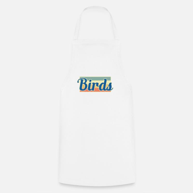 Oiseaux oiseaux - Tablier de cuisine - blanc