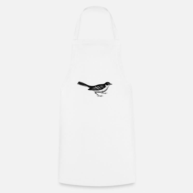 bird - Cooking Apron - white