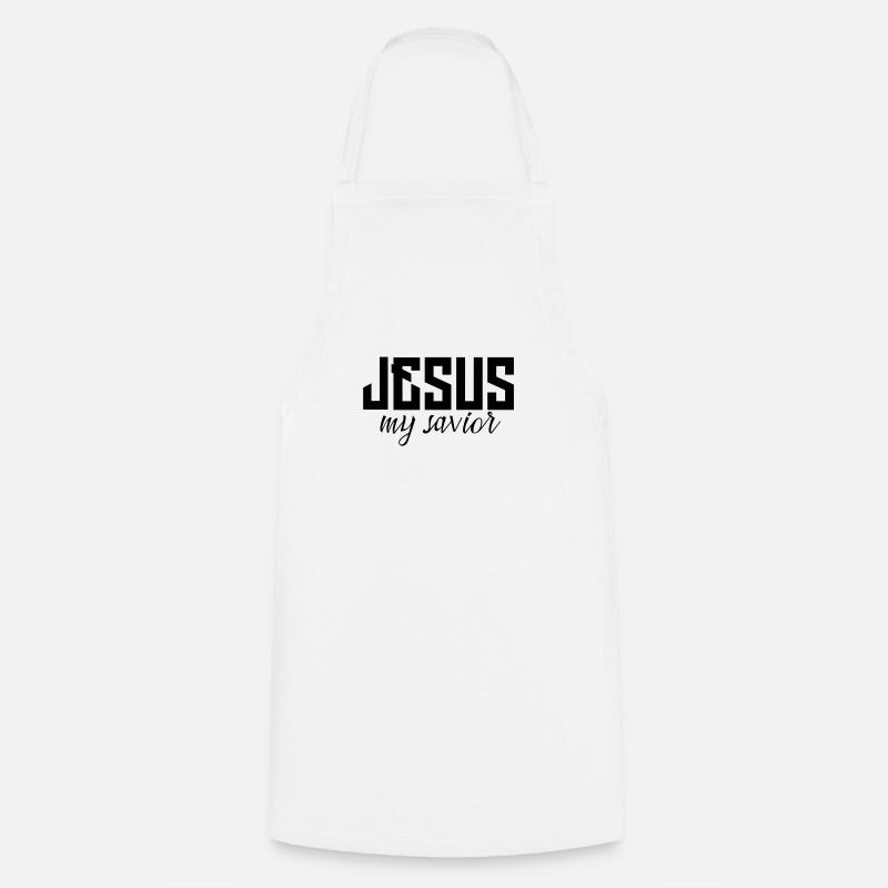 Jesus - Cooking Apron - white
